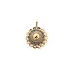 Gouden hanger van een Zeeuwse knop (zeeuws knopje), Handtassen en Accessoires, Bedels, Ophalen of Verzenden, Gebruikt, Goud, Overige merken