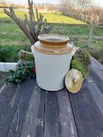 Bol - argile blanche - planter une cruche lourde