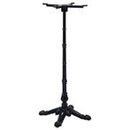 vidaXL Bistrotafelpoot 52x52x108 cm gietijzer zwart, Verzenden, Nieuw