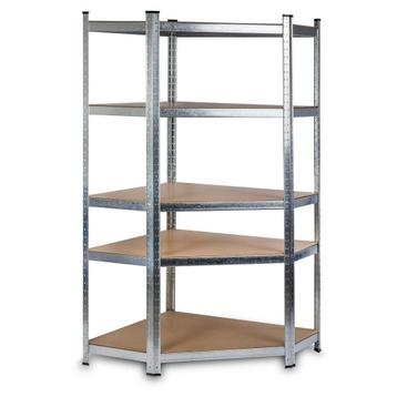 Stellingkast  - 180 x 90 x 40 cm - hoekstellingkast 5 sch... beschikbaar voor biedingen