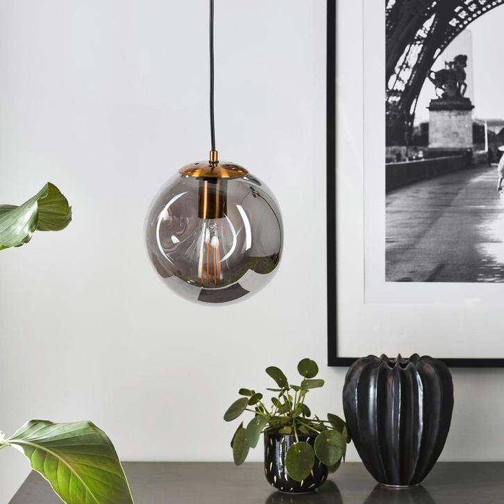 hanglampen Orbs hanglamp 1-lichts rond Binnenverlichting, Huis en Inrichting, Lampen | Hanglampen, 75 cm of meer, Nieuw, Metaal