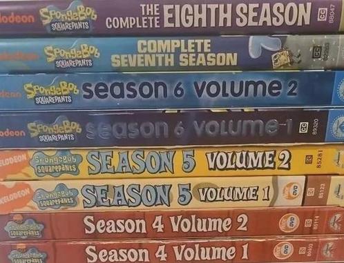 Spongebob Squarepants Season 4, 5, 6, 7 & 8 DVD (IMPORT) REG, Cd's en Dvd's, Dvd's | Tv en Series, Verzenden