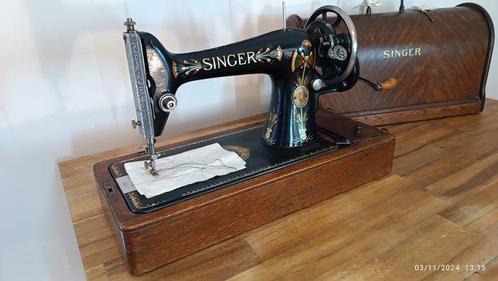 Singer 66K (1917) Naaimachine - Metaal, Antiek en Kunst, Kunst | Designobjecten