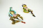 Cantagalli - Florence - Figuur - Pair of Venetian Harlequins