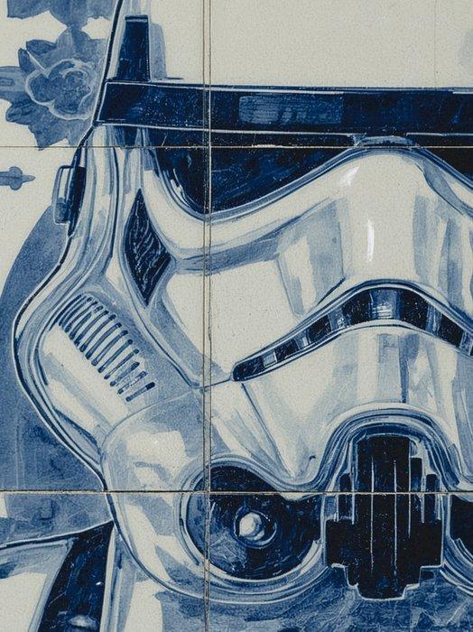 Kleury.art - Delft Blue Tiles: “Stormtrooper” by Kleury.art, Cd's en Dvd's, Dvd's | Tekenfilms en Animatie
