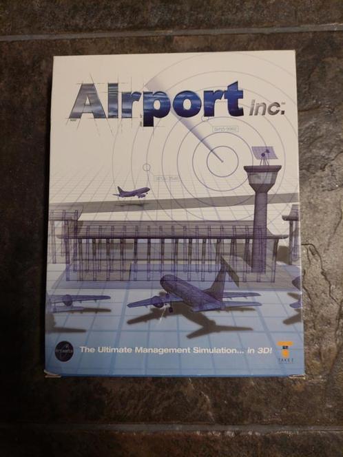 Airport Inc (tweedehands pc game), Consoles de jeu & Jeux vidéo, Jeux | PC, Enlèvement ou Envoi