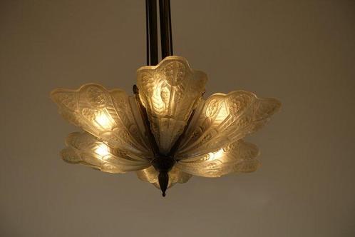 Nouvelle Verrerie Dijon - Jean Noverdy - Lampe - Persglas -, Antiek en Kunst, Kunst | Designobjecten
