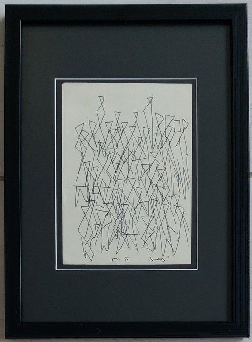 Siep Van Den Berg (1913-1998) - PEOPLE = Abstracte, Antiek en Kunst, Kunst | Designobjecten