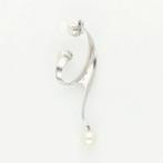 Hanger - 18 karaat Witgoud - Parels