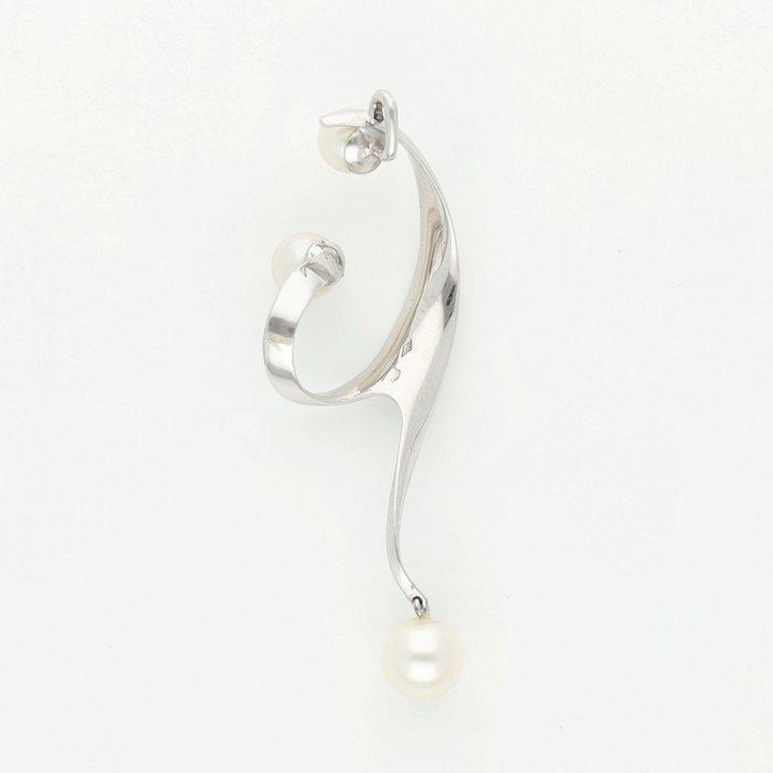 Hanger - 18 karaat Witgoud - Parels, Handtassen en Accessoires, Antieke sieraden