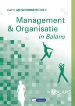Management en Organisatie in Balans Antwoordenboek 2 Havo, Verzenden, Zo goed als nieuw, Sarina van Vlimmeren