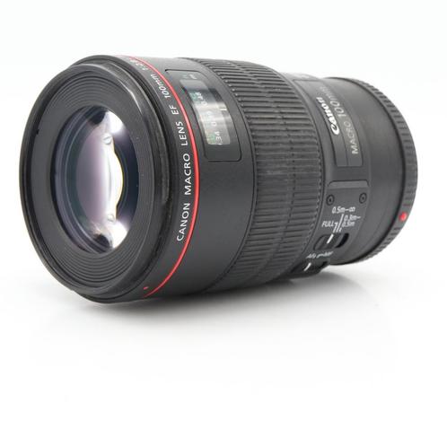 Canon EF 100mm F/2.8L IS USM Macro | Tweedehands, Audio, Tv en Foto, Foto | Lenzen en Objectieven, Zo goed als nieuw, Verzenden