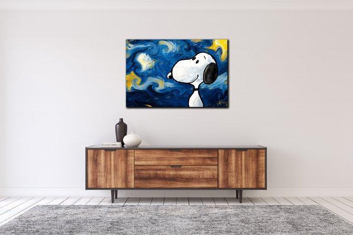 X-Art - Snoopy Van Gogh Style, Antiek en Kunst, Kunst | Schilderijen | Modern