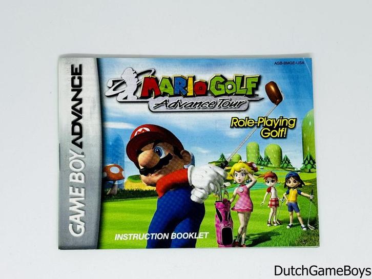 Gameboy Advance / GBA - Mario Golf Advance - USA - Manual, Games en Spelcomputers, Games | Overige, Gebruikt, Verzenden
