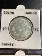 Turkije. Collection of silver coins 1977-1986 (Zonder