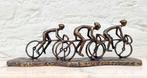 Figurine - Peleton wielrenners - Bronze, Antiek en Kunst