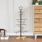vidaXL Metalen kerstboom met standaard Zwart 89 cm, Diversen, Verzenden, Nieuw