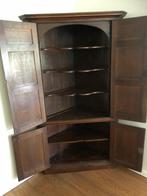 Hoekkast - Hout - Engelse antieke hoekkast, Antiek en Kunst