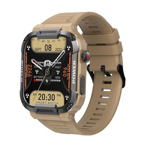 MK66 Outdoor Smartwatch - 1.85 Display - Activity Tracker, Handtassen en Accessoires, Smartwatches, Nieuw, Verzenden