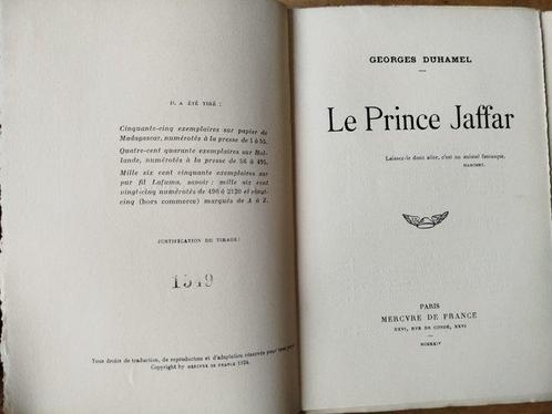 Georges Duhamel - Lot de 5 livres : La nuit de la StJean /, Antiek en Kunst, Antiek | Boeken en Manuscripten