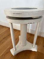 Tabouret - Pianokruk - Chêne, acier, cuir - Tabouret de, Antiek en Kunst