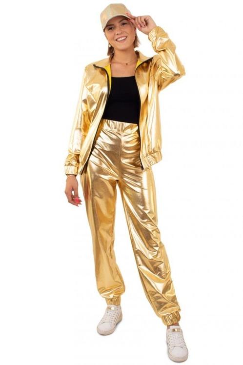 Trainingspak Goud Dames, Kleding | Dames, Carnavalskleding en Feestkleding, Nieuw, Verzenden