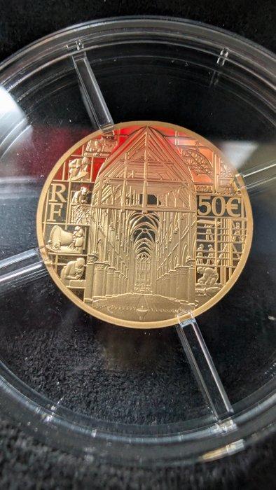 Frankrijk. 50 Euro 2024 Notre-Dame de Paris Proof, Timbres & Monnaies, Monnaies | Europe | Monnaies euro