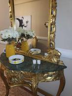 Wandrek - Hout, Verguld hout, Marmer, Glas - Plank met