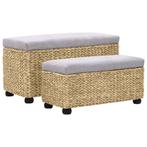 2-delig Bankstel Zeegras | Tweede Kansje | OP=OP, Minder dan 75 cm, Nieuw, Rechte bank, Minder dan 150 cm