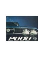 1971 ALFA ROMEO 2000 BERLINA BROCHURE NEDERLANDS, Nieuw
