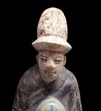 Oud-Chinees Turquoise geglazuurde keramieken dienaar -