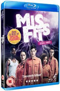Misfits: Series 3 Blu-Ray (2012) Robert Sheehan cert 15, CD & DVD, Blu-ray, Envoi