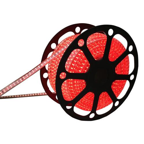 LED Strip Rood - 20 meter in een ROL - 220V - 2835SMD - 180, Maison & Meubles, Lampes | Autre, Envoi