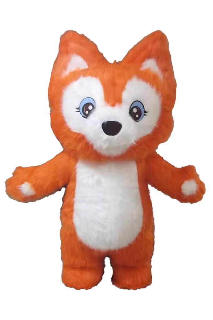 Mega Opblaasbare Mascotte Vos Oranje 2 Meter Fox Kostuum Opb, Kleding | Heren, Carnavalskleding en Feestkleding, Nieuw, Ophalen of Verzenden
