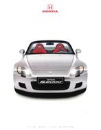 2001 HONDA S2000 BROCHURE NEDERLANDS, Boeken, Auto's | Folders en Tijdschriften, Ophalen of Verzenden, Nieuw