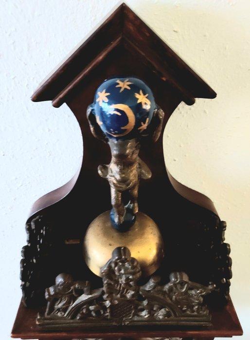 Horloge de Zaandam/Zaanse - Warmink - - Teck - 1960-1970 -, Antiquités & Art, Antiquités | Horloges