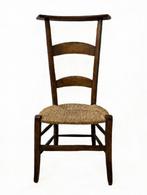 Stoel - Hout, Rattan - Prie-Dieu, Antiek en Kunst