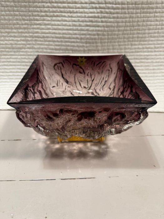 Eino Wänni - Vaas - Verguld, Glas - Eino Wänni 24k gouden, Antiek en Kunst, Antiek | Glaswerk en Kristal