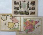 Europa, Kaart - Spanje / Frankrijk; N. Bellin; R. Bonne -, Boeken, Atlassen en Landkaarten, Nieuw
