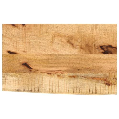 vidaXL Tafelblad met natuurlijke rand 40x20x3,8 cm massief, Huis en Inrichting, Tafelonderdelen, Nieuw, Verzenden