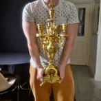 Kaarsenhouder (2) - Verguld brons - Bronzen kandelaars, Antiek en Kunst