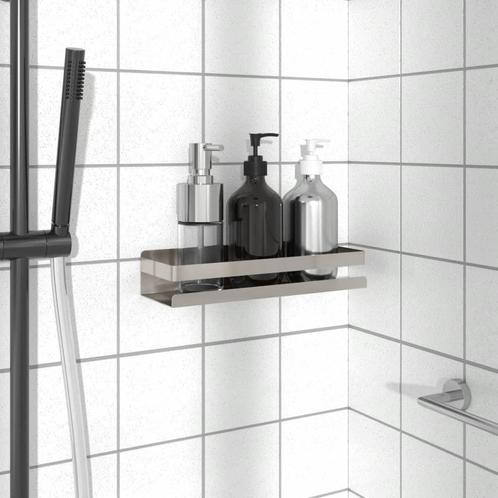 vidaXL Doucherekje 30x10x6 cm geborsteld 304 roestvrij staal, Huis en Inrichting, Woonaccessoires | Wandplanken en Boekenplanken