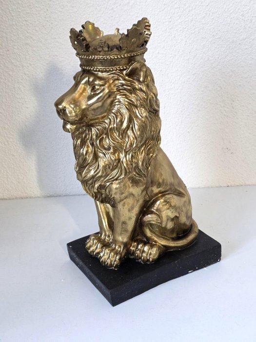 Beeld, XXK ***GOUDEN LEEUW***XXL - 35 cm - Hars, hoogwaardig, Antiek en Kunst, Curiosa en Brocante