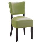 Stoel | TARA | Kunstleer/Hout | Green | Wengé Frame |, Verzenden, Nieuw in verpakking