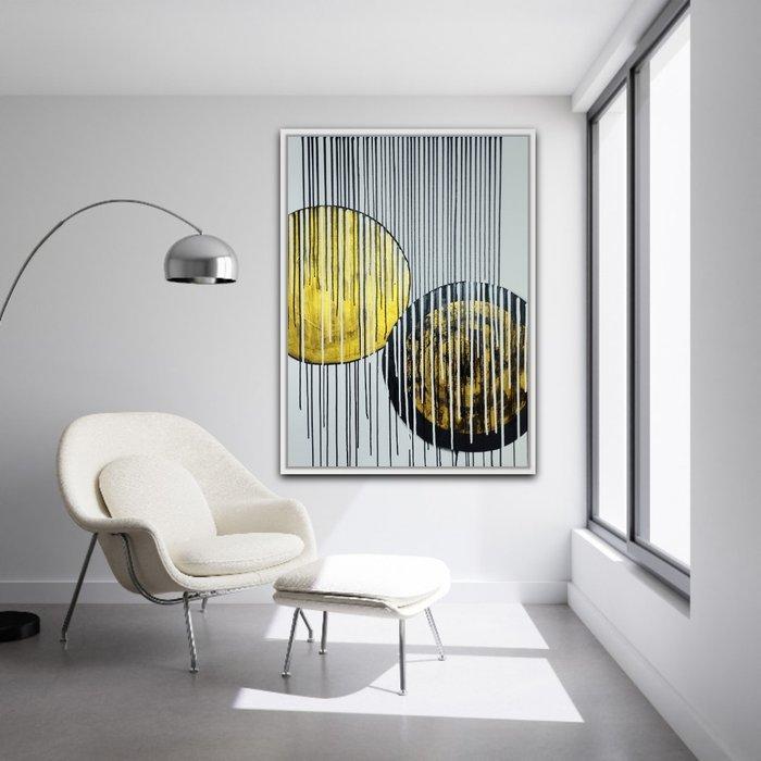 Natia Antadze - Abstrakte Komposition - XXL, Antiek en Kunst, Kunst | Schilderijen | Modern