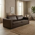 Leren bank Fine - 3,5 zits, Huis en Inrichting, Zetels | Zetels, Nieuw, Ophalen of Verzenden, Eigentijds, Klassiek, Modern, 200 tot 250 cm