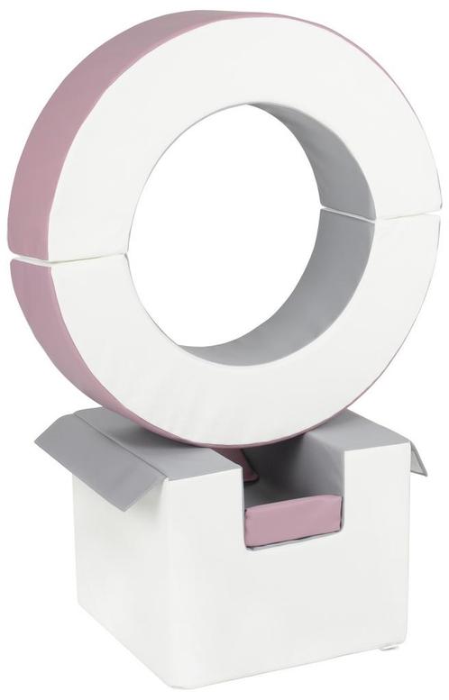 Foam blokken - hoepel - Ø 78 cm - 3 delig - oudroze grijs, Kinderen en Baby's, Speelgoed | Educatief en Creatief, Nieuw, Ophalen of Verzenden