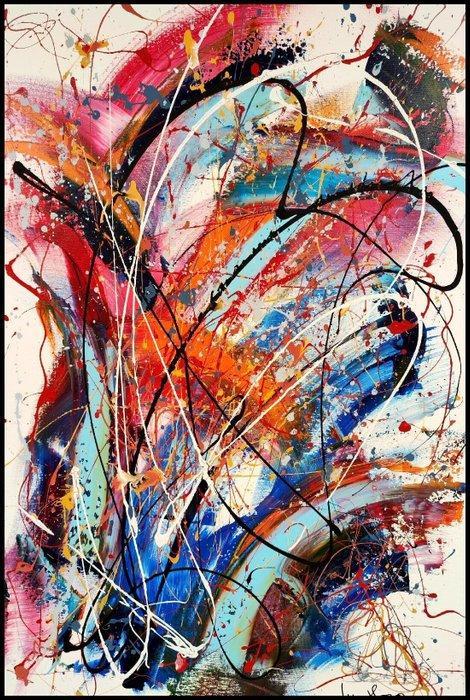 Luc Mora - The burn of silence - XXL, Antiek en Kunst, Kunst | Designobjecten