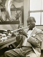 Ted Streshinsky - Louis Armstrong en coulisses, California.
