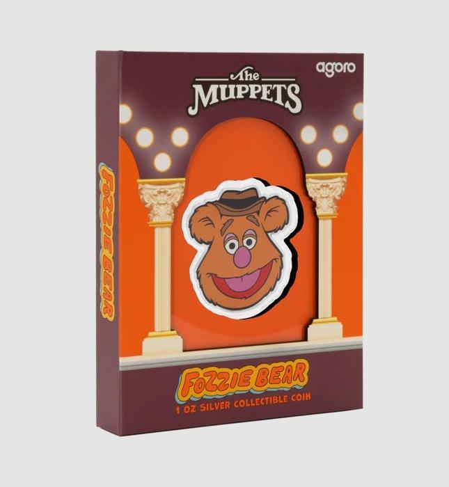 Niue. 2 Dollars 2025 – The Muppets – Fozzie Bear – 1 oz, Postzegels en Munten, Munten | Europa | Niet-Euromunten